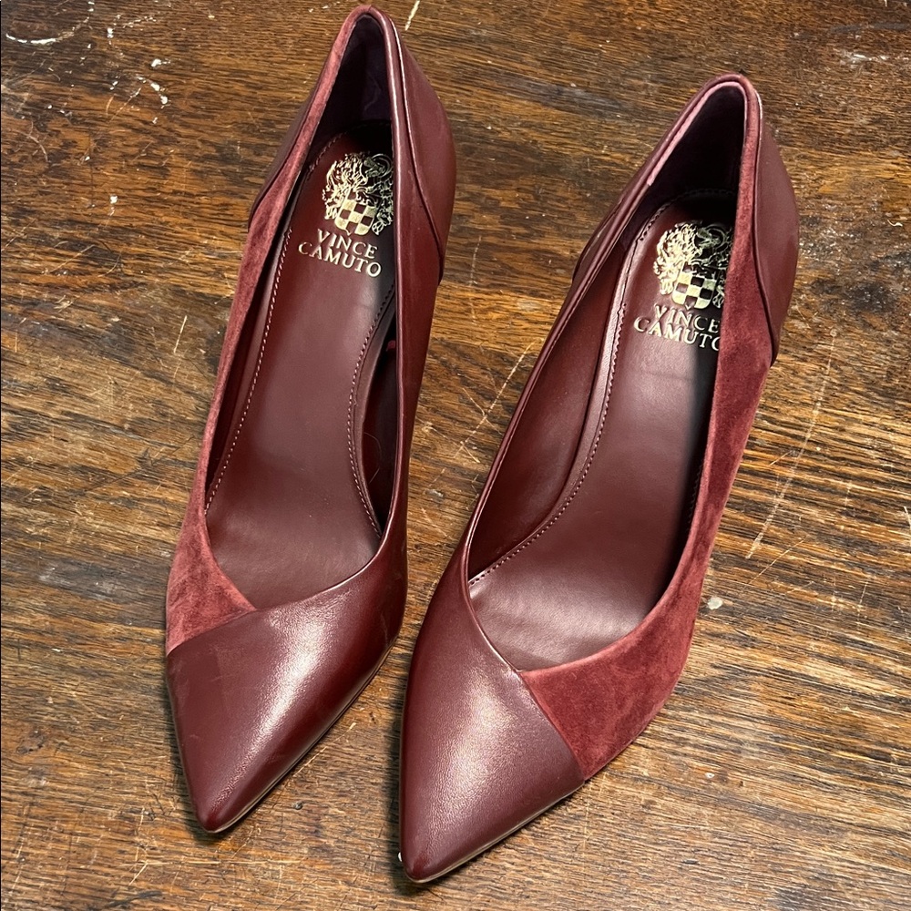 Vince Camuto Deep Red Women's Heels - Picture 2 of 6